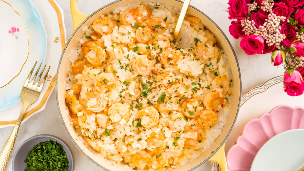 Shrimp Scampi Risotto