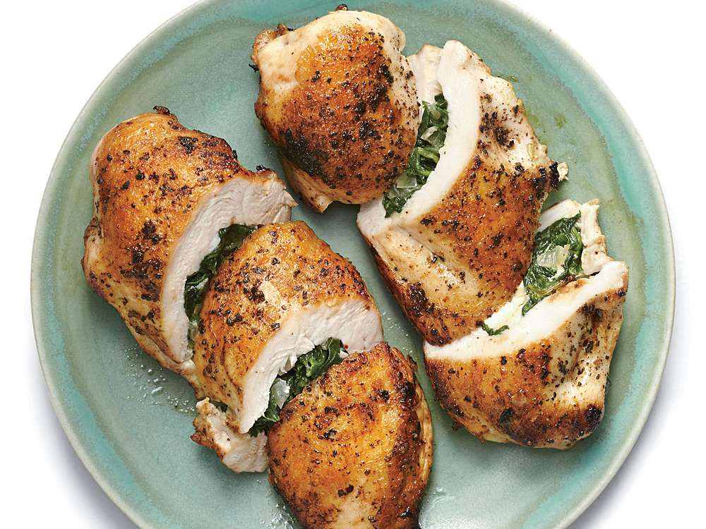 Spinach Feta Stuffed Chicken Breasts Recipe 