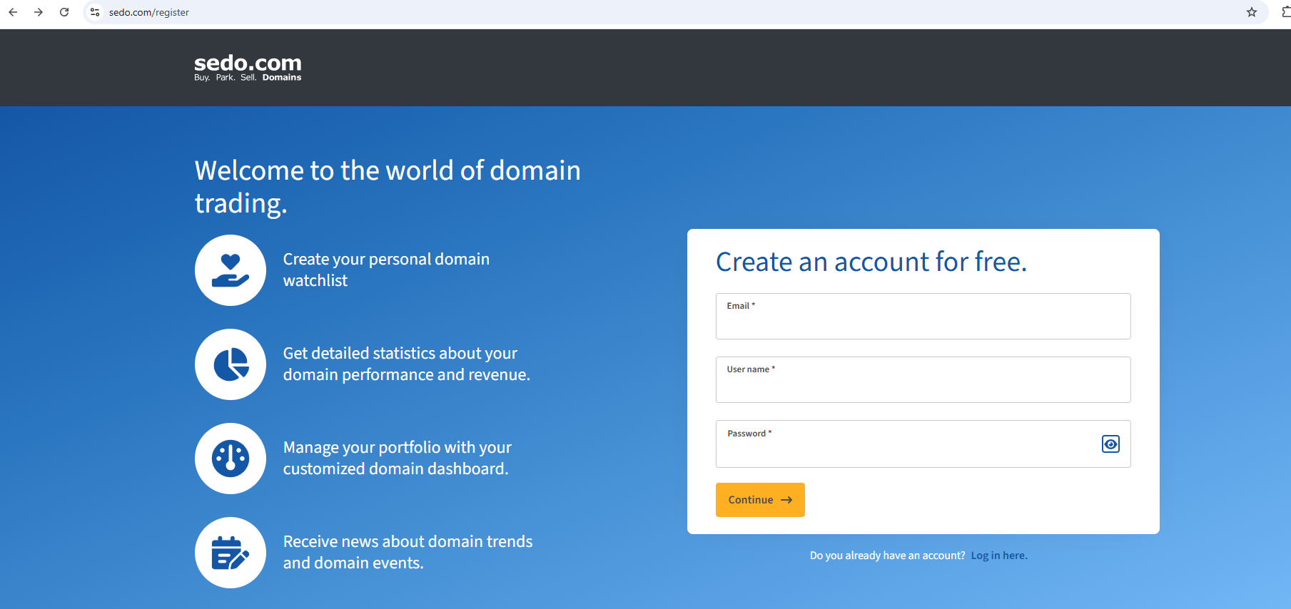 Domain Buy Information
